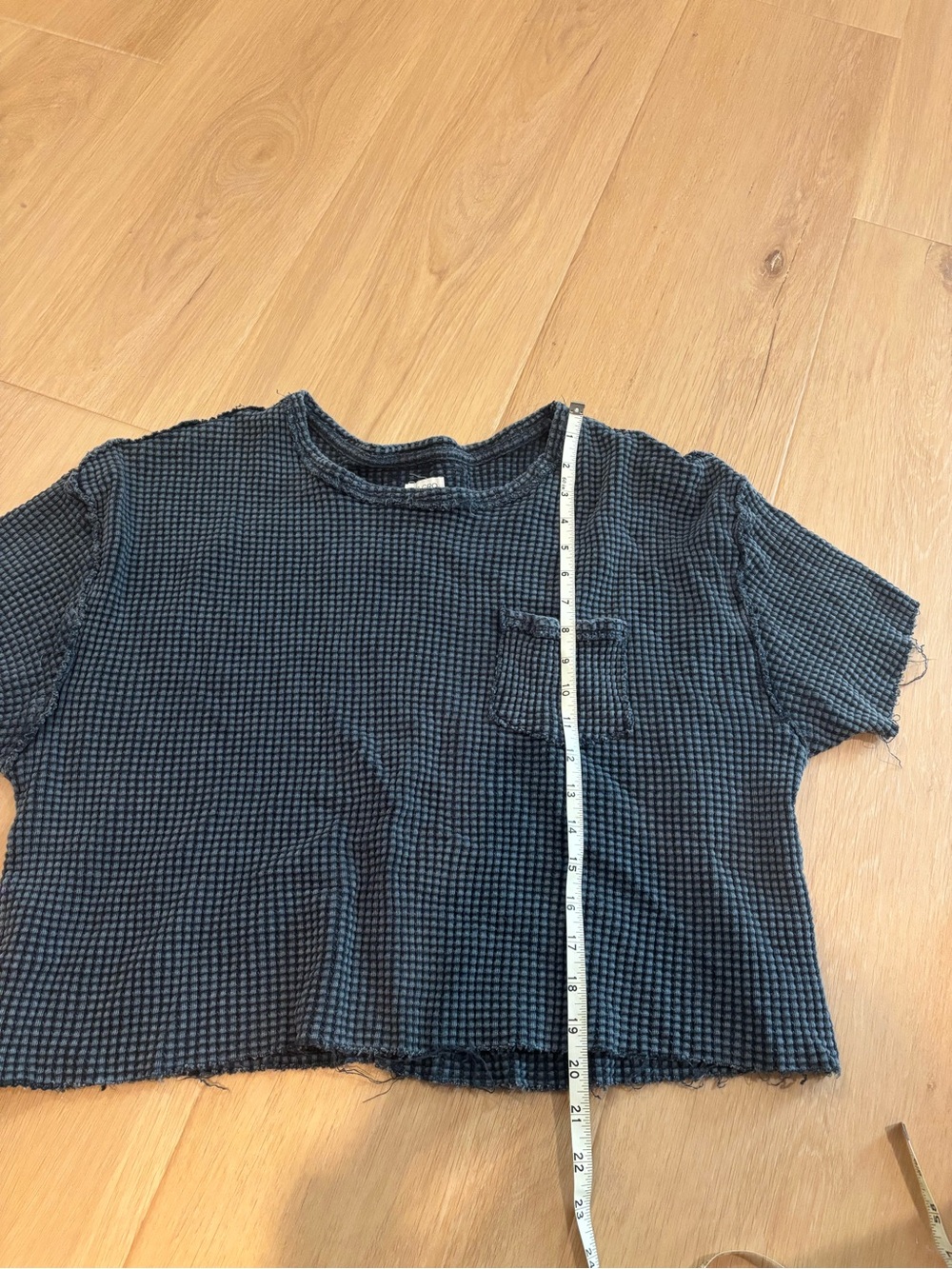 Anthropologie Pilcro
Waffle Knit Crop Tee Midnight
Blue Size Small - Picture 10 of 11